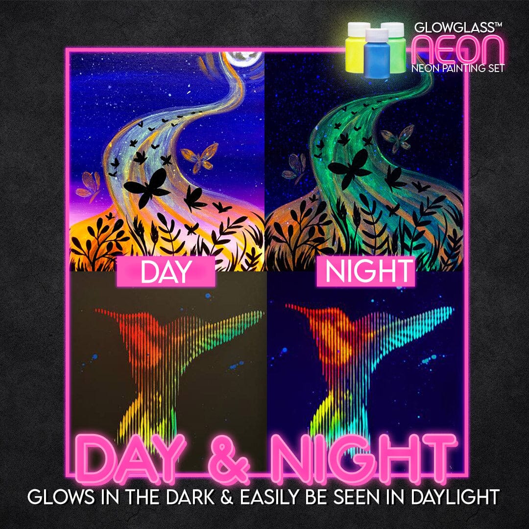 GlowGlass™ Neon Painting Set